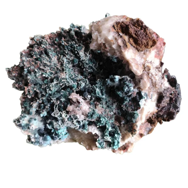 Extremely heavy Copper specimens with Malachite and Chrysocolla, DRC, 23 x 17 x20cm