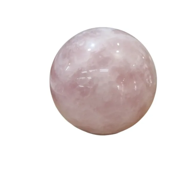 Rose Quartz Sphere on stand, 12cm high