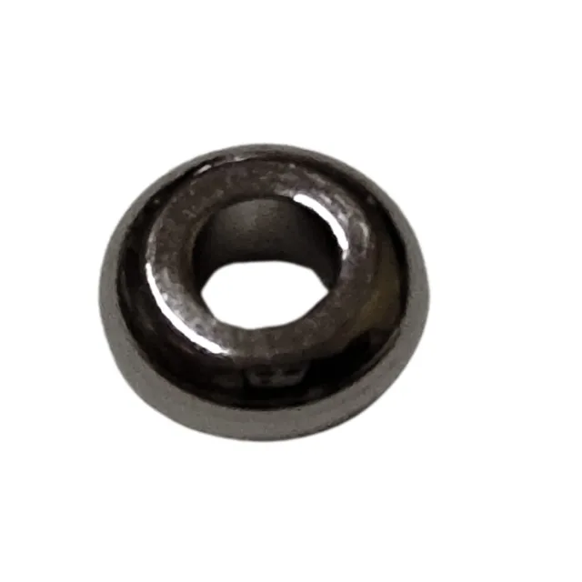 20x Disc bead in stainless steel, 4x1.5mm