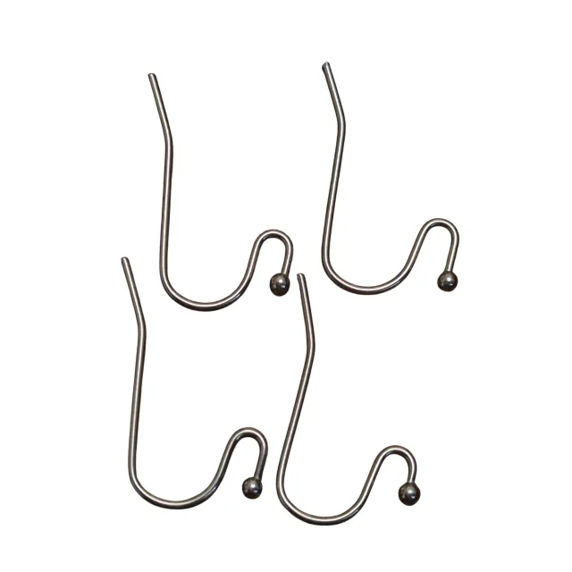 2x Stainless steel pair, Shepherd Hooks, 20mm