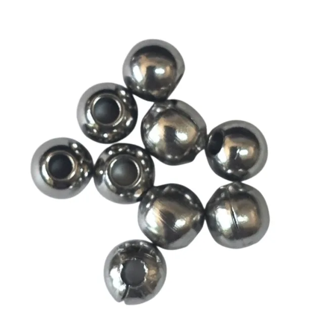 10 x Bead in stainless steel 4mm