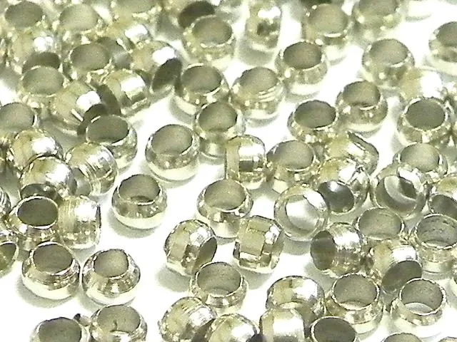 20x Crimps, Stainless steel, 2.5mm