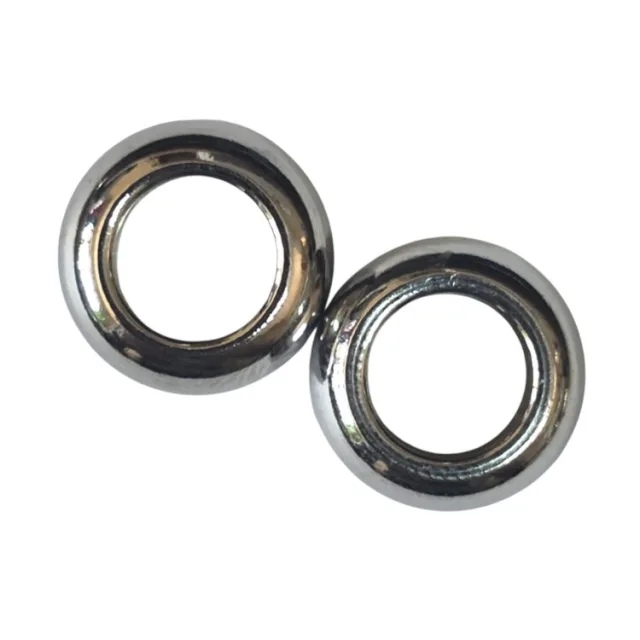Rondelle bead in stainless steel, 5x10mm