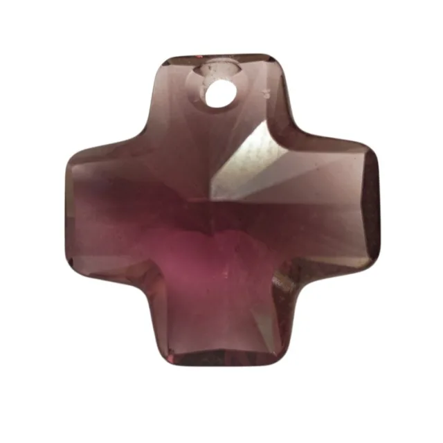 Swarovski Cross 20mm, amethyst