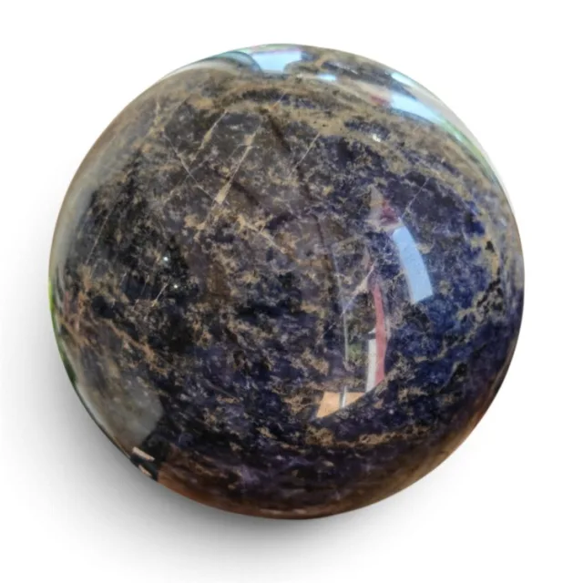 Sodalite Sphere, 20cm (Roughly the size of a small skillet frying pan)
