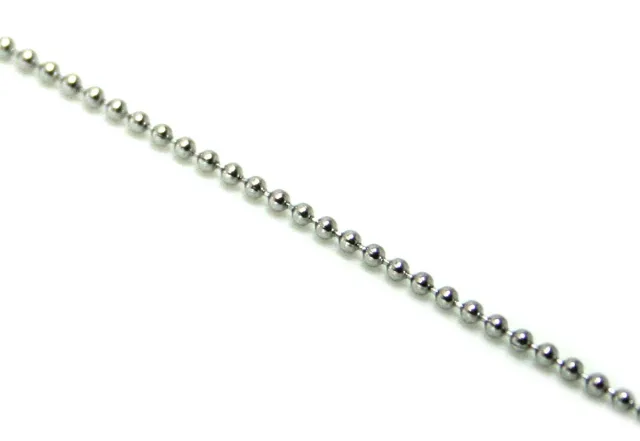 Stainless steel ball chain, 2.5mm, 1 meter