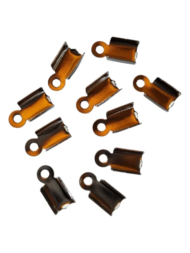 16 x string crimps, 3.5 x 9mm, Stainless steel