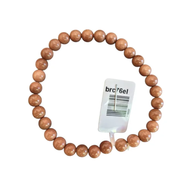 Goldstone bracelet 6mm