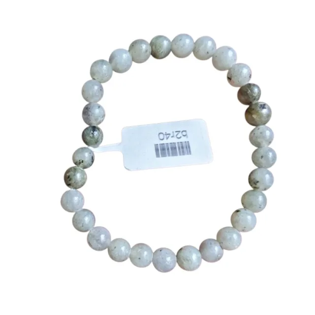 Ombre resin bracelet, green, stretchcord
