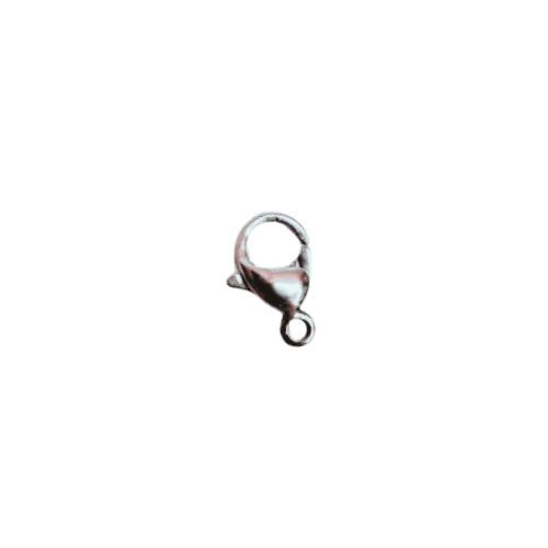 2 x Lobster clasps, Stainless steel, 11mm