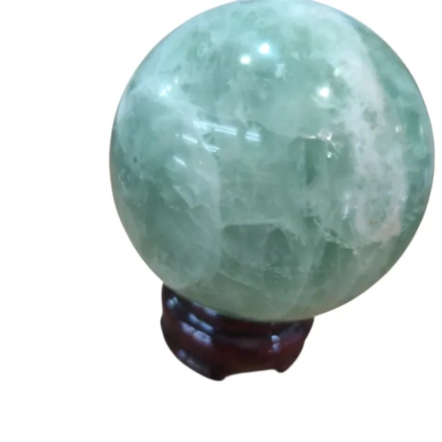 Fluorite Sphere on stand, 9cm high