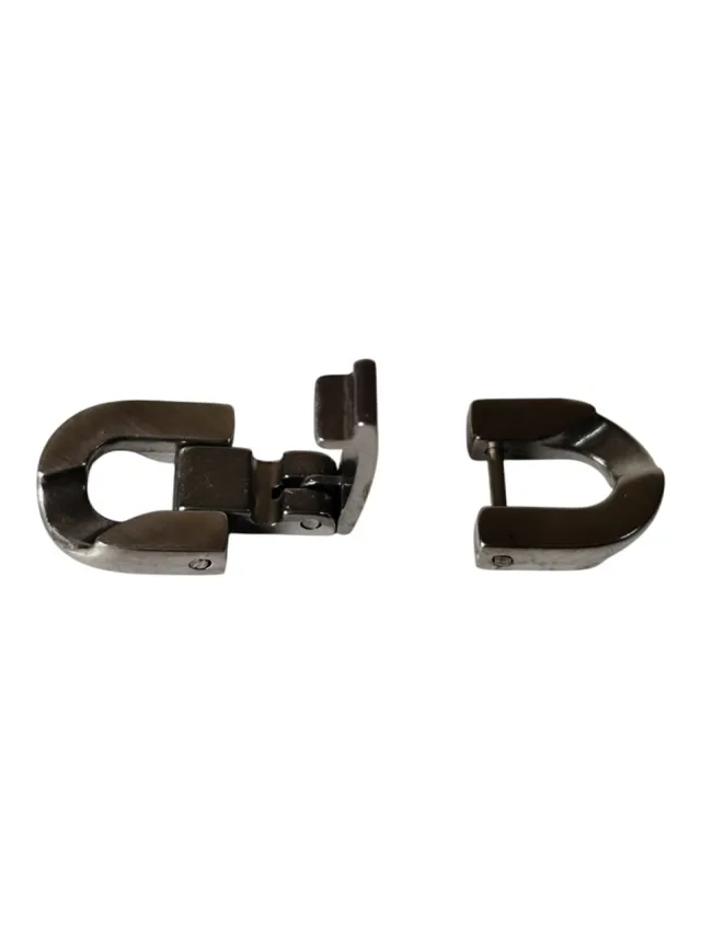 Stainless steel curb link clasp,1.9 x 0.8cm