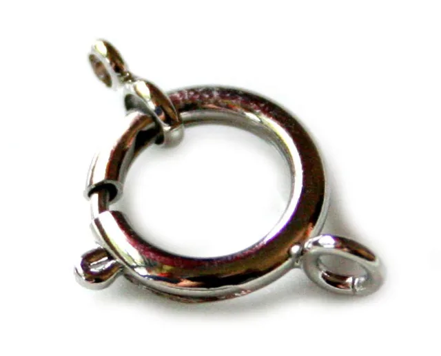 Spring clasp, stainless steel, 8mm