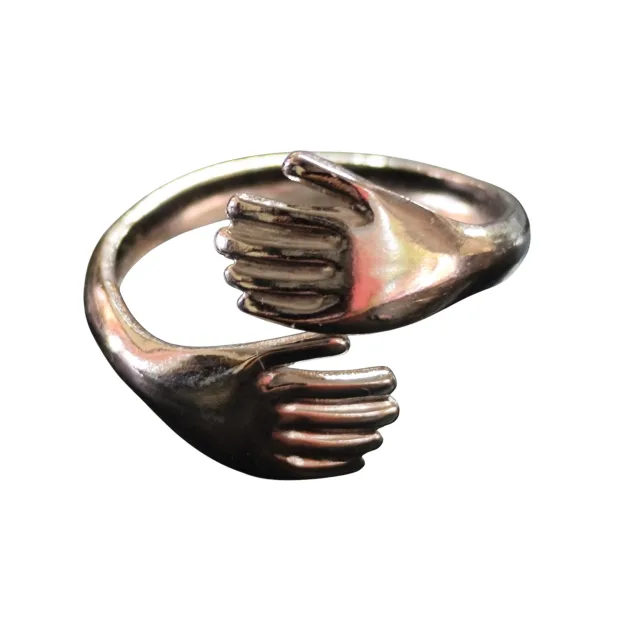 Stainless steel hug ring, small hands, adjustable