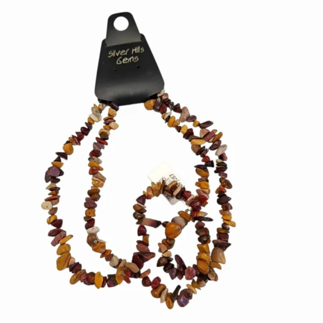Mookaite Chip string, 80cm