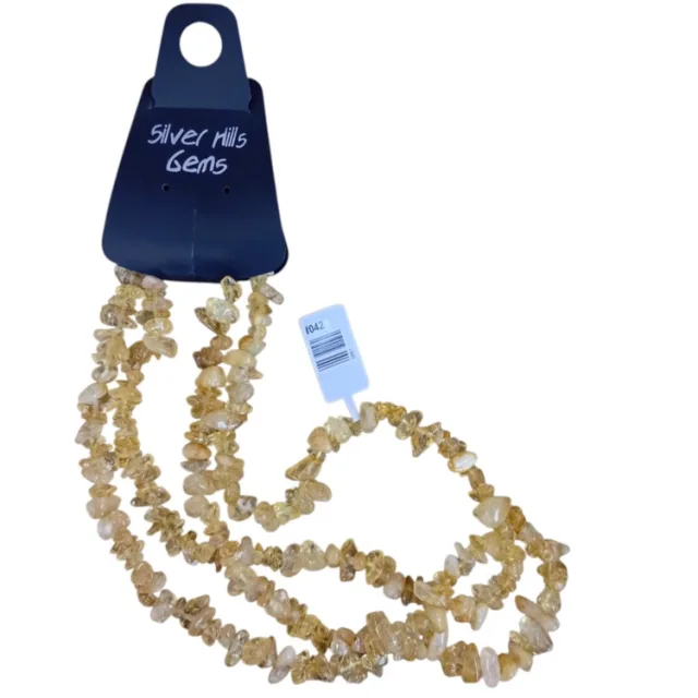 Citrine Chip string, A grade, 80cm