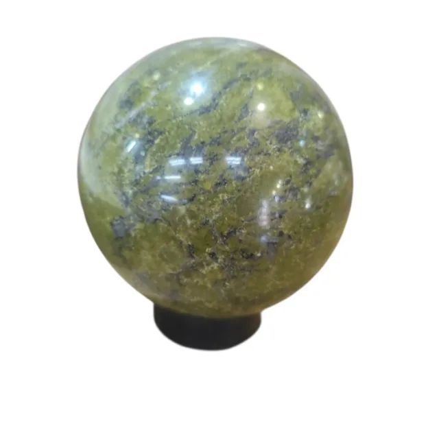 Unakite sphere, 10.1cm (Roughly the size of a Grapefruit)