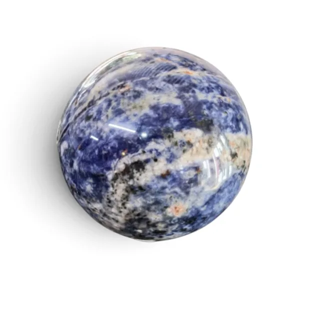 Sodalite Sphere, 10cm (Roughly the size of a  grip therapy ball)