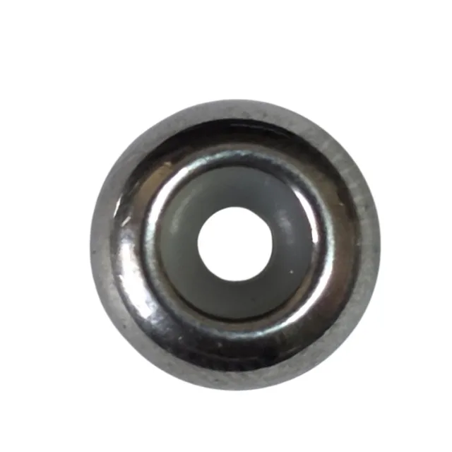 Slider clasp w 1mm hole, stainless steel, 4x8mm