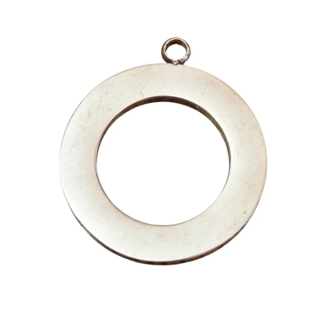 Round washer ring connector, stainless steel, 16mm
