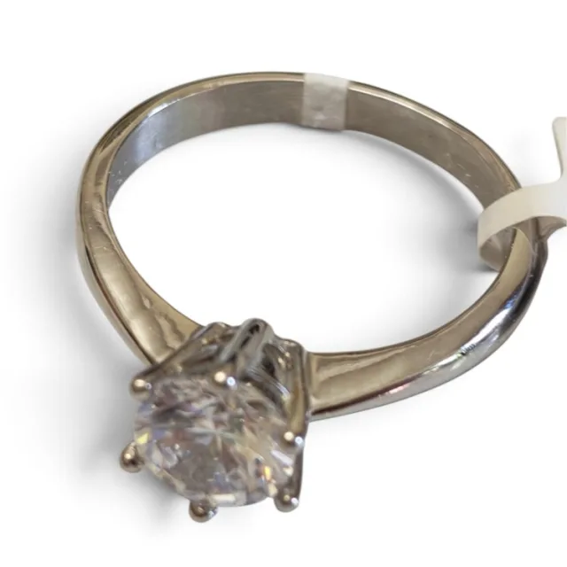 Stainless Steel Solitaire ring in sizes 7, 8 and 9.