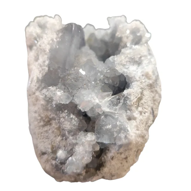 Celestite Geode, Madagascar, 12 x 5.5 x 9cm
