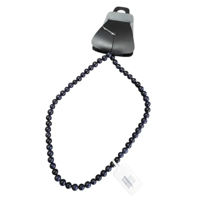 Blue Goldstone bead string, round, 6mm, 36-40cm
