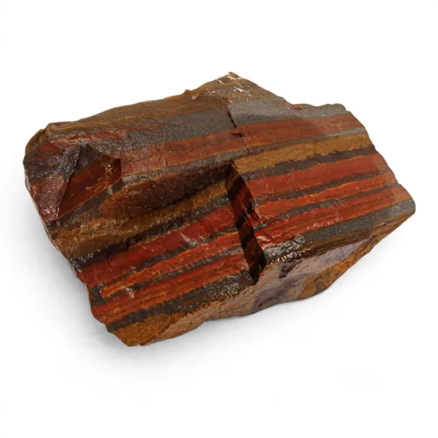 Banded iron stone, fist size and smaller pieces.