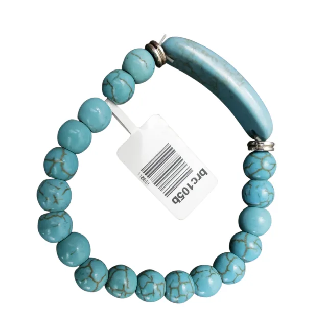 Imitation Turquoise bridge bracelet 8mm