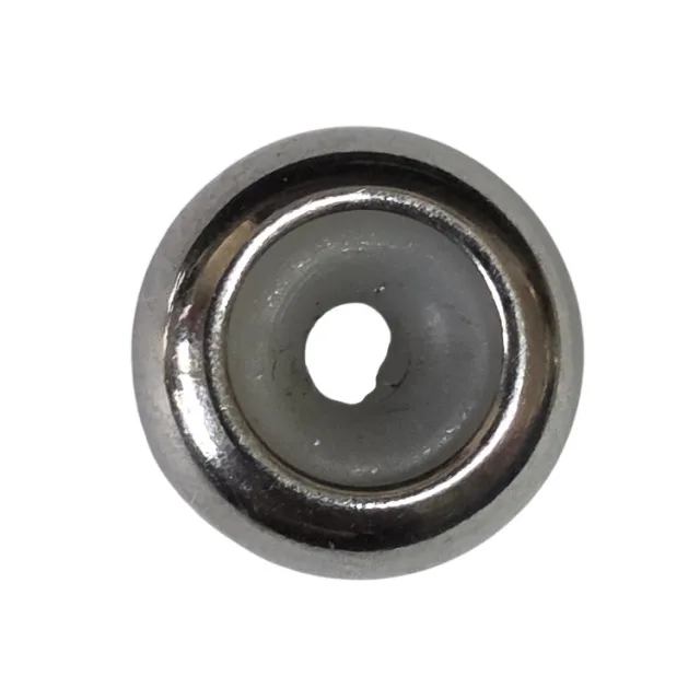 Slider clasp w 2mm hole, stainless steel, 5x10mm
