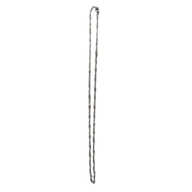 Stainless steel Twisted Chain with lobster clasp, 0.02 x 60cm