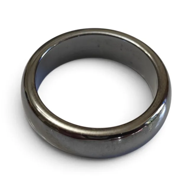 Hematite ring, 6mm, assorted ring sizes