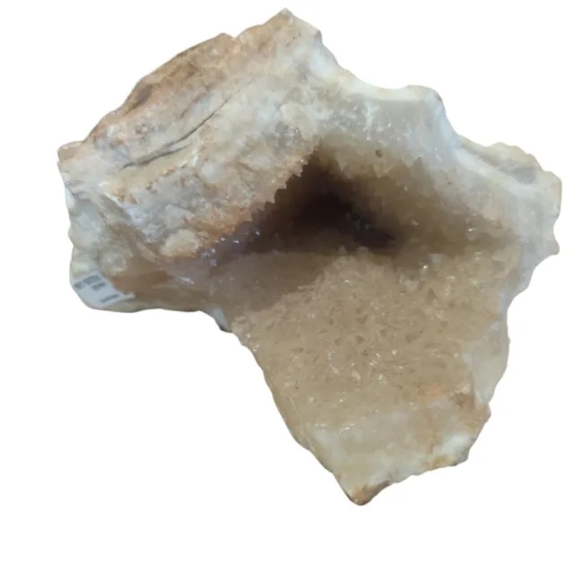 Palm sized calcite geode, 1.06 kg
