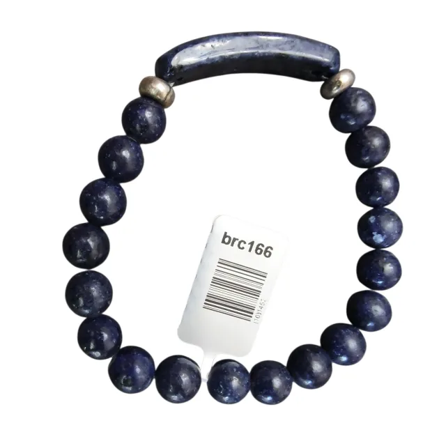 Sodalite bead bracelet, stretchcord