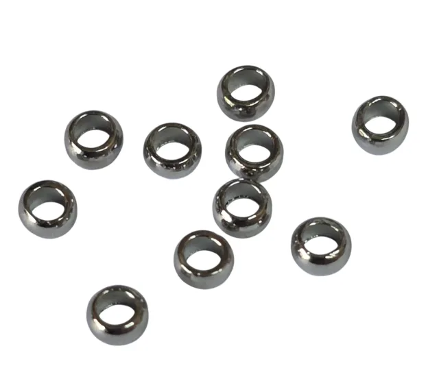 10x Crimps, Stainless steel, 1.5mm