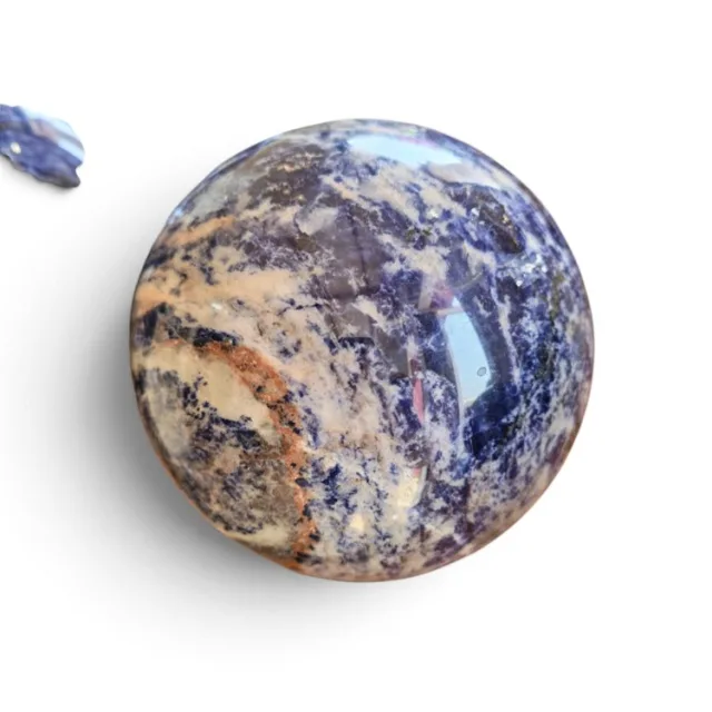 Sodalite Sphere, 12cm (Roughly the size of a hamsters exercise ball)