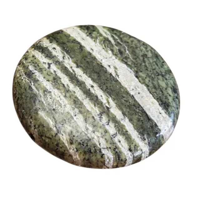 Chrysotile, Coin bead,30mm, 1mm hole