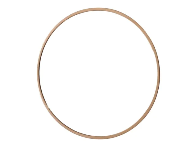 Round ring, Stainless Steel, rose gold 59mm
