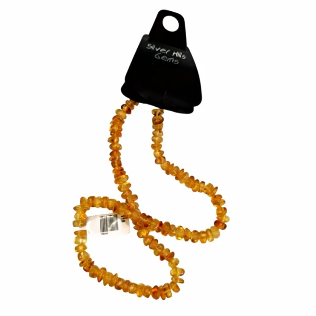 Amber nugget chip string,7-7.5mm, 40cm