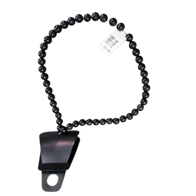 Onyx bead string, 8mm, round, 39cm