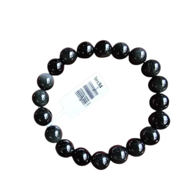 Obsidian bead bracelet 10mm