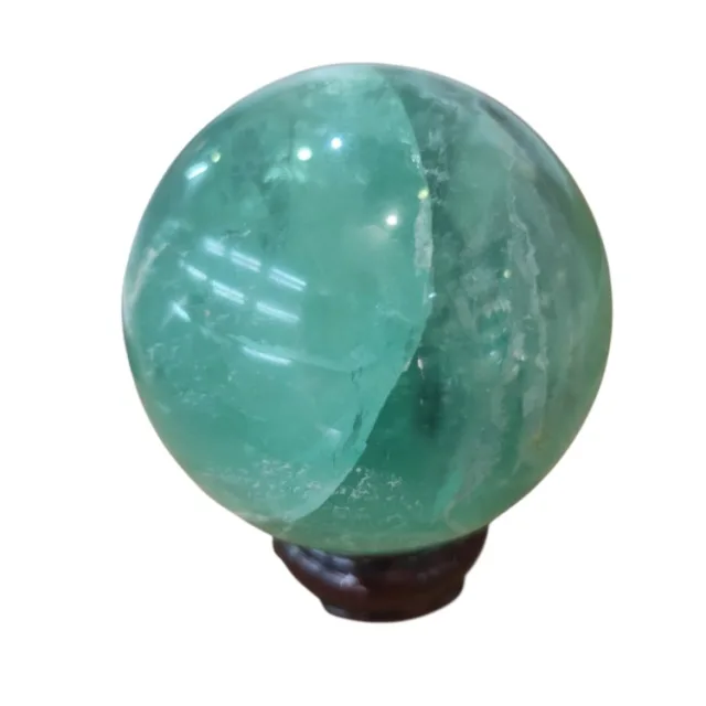 Fluorite Sphere on stand, 11cm high