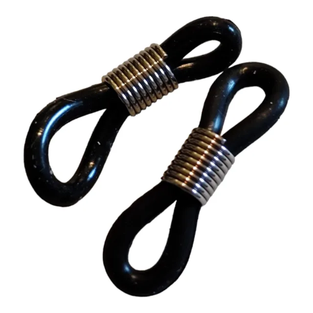 Lenses Attachment Chain ends, 2.1cm Rubber and stainless-steel spring