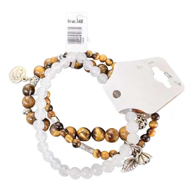 3 bracelet set, Tigers Eye