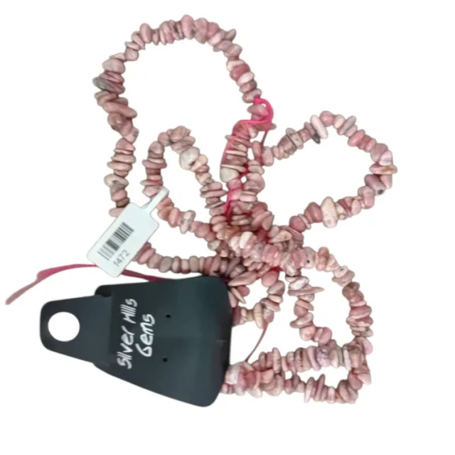 Rhodochrosite chip string, 80cm