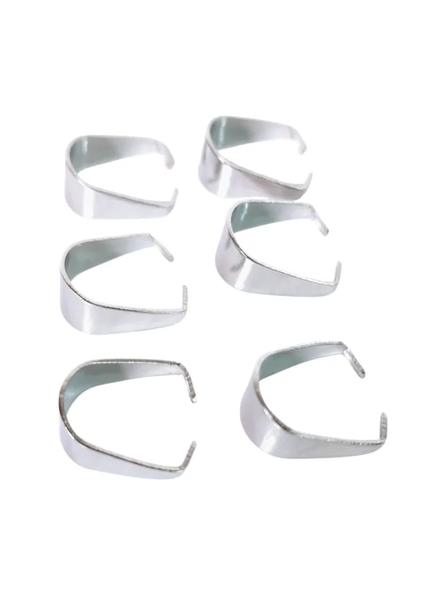 Stainless steel Pinch bail, 20mm