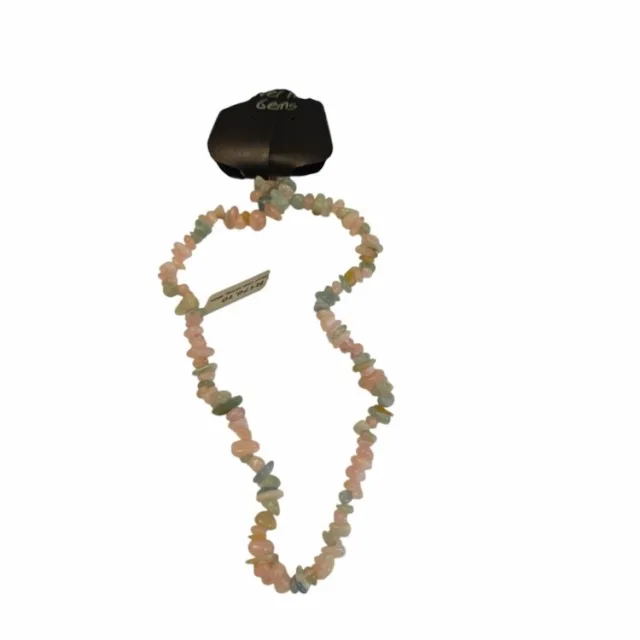 Beryl chip string, 40cm