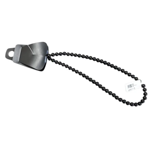 Natural black agate bead string, 6.5mm, 36cm
