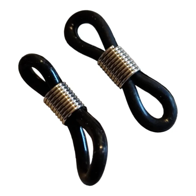 Lenses Attachment Chain ends, 2.1cm Rubber and stainless-steel spring