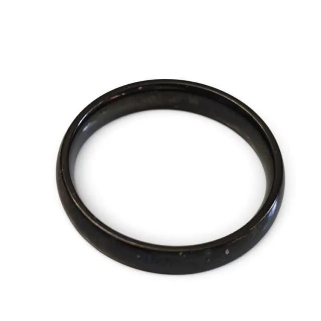 Assorted  4mm stainless steel ring (Black)